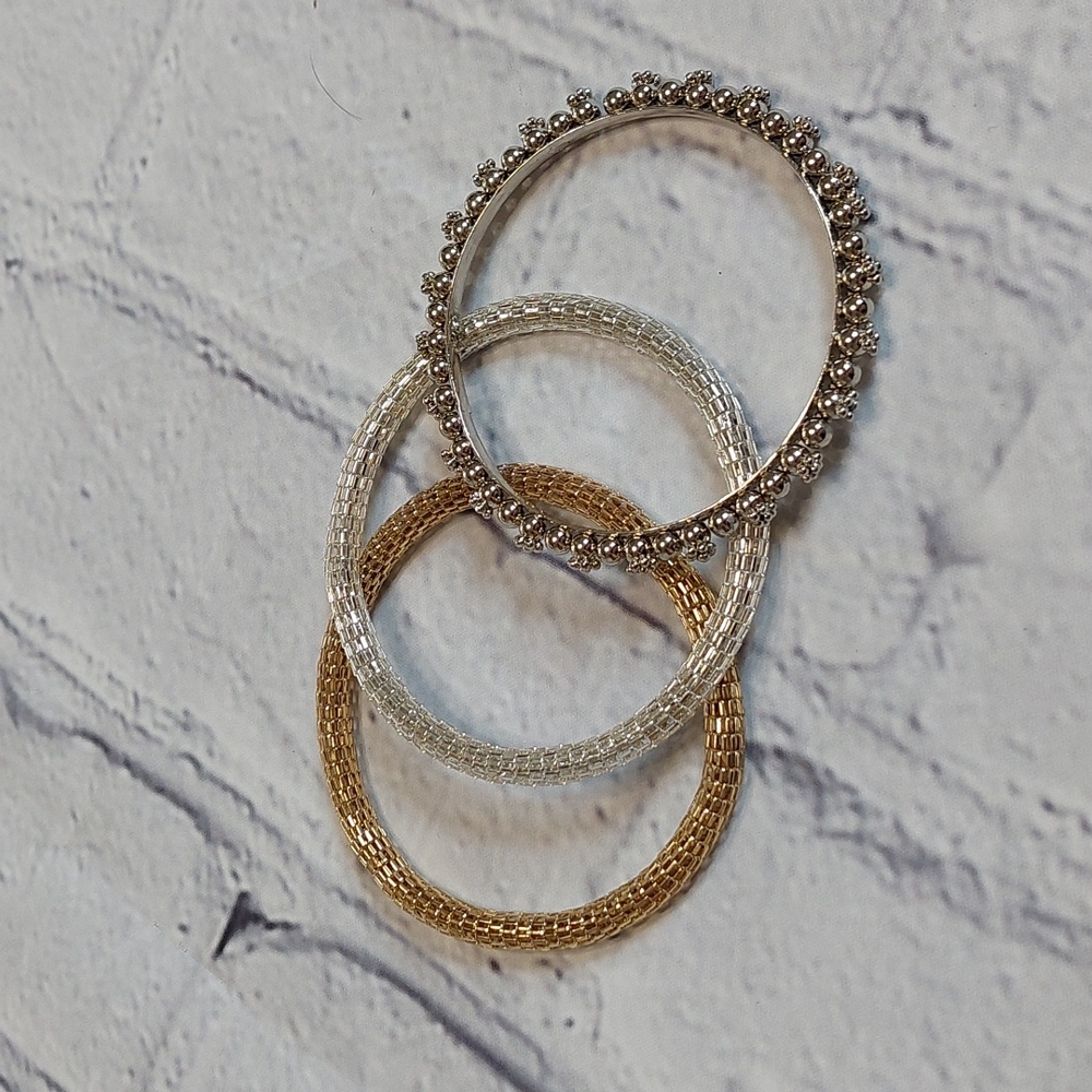 Bangle set, mixed metal